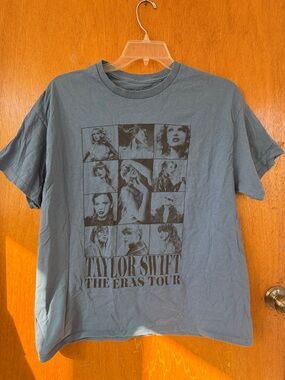 Taylor Swift The Eras Tour Graphic Tee - Slate Blue